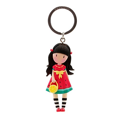 Gorjuss- Llavero muñeca Summer Has a Story, Color Coral (82076619840)