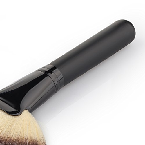 Gran Ventilador De Nylon Cara Cabello Mezclando Polvo De La Fundación Pincel De Maquillaje Cosmético