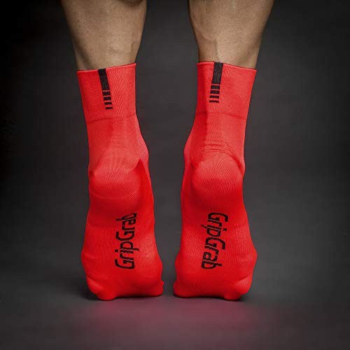 GripGrab Lightweight SL Performance - Calcetines de ciclismo para hombre y mujer, primavera/verano, Lightweight SL Short Calcetín, Unisex adulto, color Rojo – corto, tamaño L (44-47)