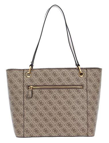 Guess Noelle Elite Tote, Bags Satchel para mujer, leche, talla única