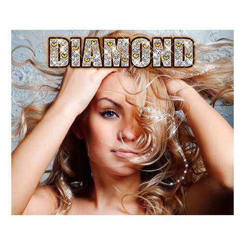 HAB & GUT (HD00!) Diamantes para el pelo - juego de 36 piedras estrás adhesivas (4 mm) - CLARO