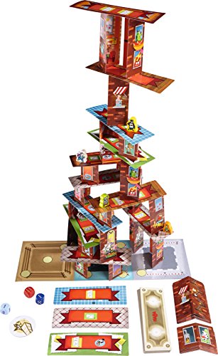 HABA 302808 - Juego de construcción Rhino Hero - Super Battle