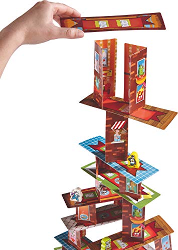 HABA 302808 - Juego de construcción Rhino Hero - Super Battle