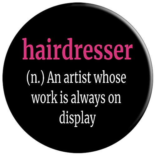 Hairdresser Cosmetologist Graduation Gift Hair Artist Salon PopSockets Agarre y Soporte para Teléfonos y Tabletas