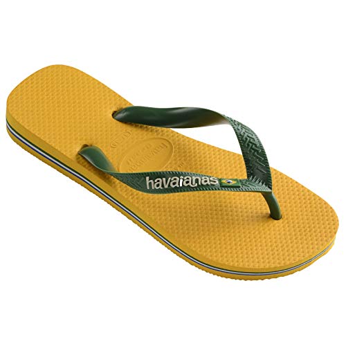 Havaianas Brasil Logo Chanclas Unisex adulto, Amarillo (Banana Yellow), 43/44 EU