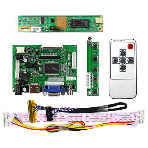 HDMI + VGA + 2AV placa de regulador LCD de entrada para B141EW03 LP154W01 Panel LCD de 14.1 "15.4" 1280x800
