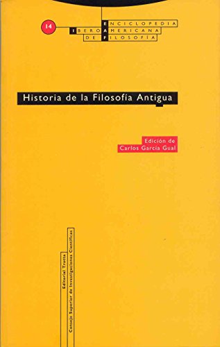 Historia de la filosofía antigua: Vol. 14 (Enciclopedia Iberoamericana de Filosofía)