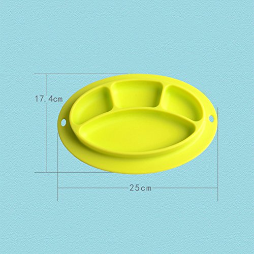 INCHANT Kids Silicone Placemat and Baby Plate Tray for Infants toddlers Kids and Chidern,Highchair Feeding Tray Placemat Bowl, Non slip Toddler Feeding Plate Mat - FDA Approved,Easy to Clean