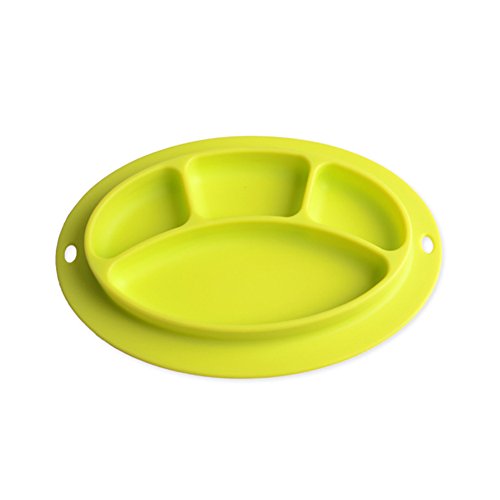 INCHANT Kids Silicone Placemat and Baby Plate Tray for Infants toddlers Kids and Chidern,Highchair Feeding Tray Placemat Bowl, Non slip Toddler Feeding Plate Mat - FDA Approved,Easy to Clean