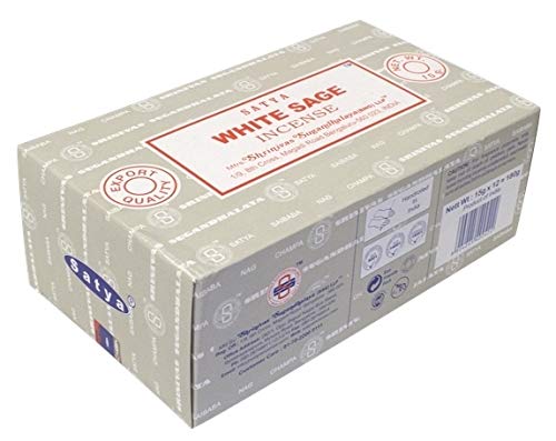 Incienso Nag Champa Satya – Salvia Blanca – 15 g