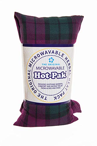 Intelex Microwaveable TARTAN Hot Pak: Award Winning Lavender Wheat Bag Cushion