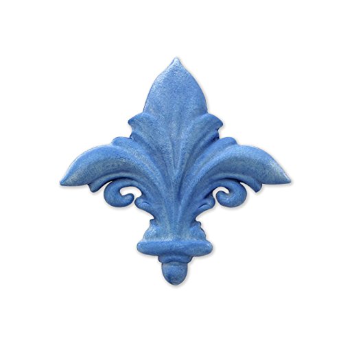 JEM Pop It - Molde en Forma de Flor de lis para Decoración de Pasteles, Juego de 2 – Tamaños Grandes y Pequeños