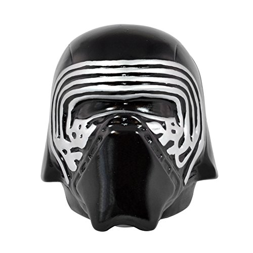 Joy Toy 25215 Hucha de cerámica en 3D de Kylo REN de Star Wars en Papel de Regalo.