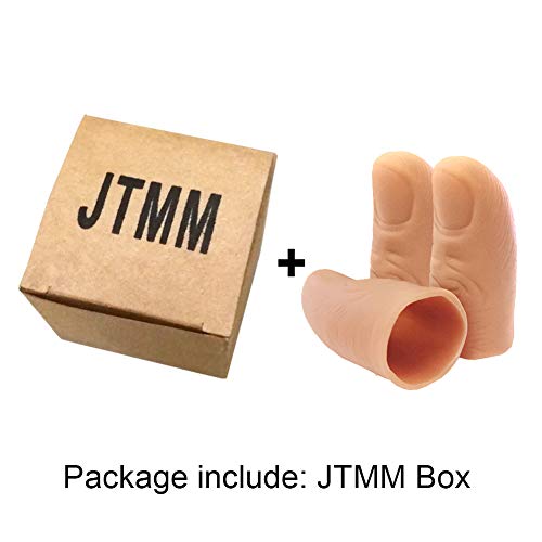 JTMM Lámparas LED para Dedos (3Packs / 6PCS) Thumbs Light, Magic Prop Party Bar Show Show Lamp, Magic Trick, Fake Finger, Herramienta de Juguete de Broma para Halloween
