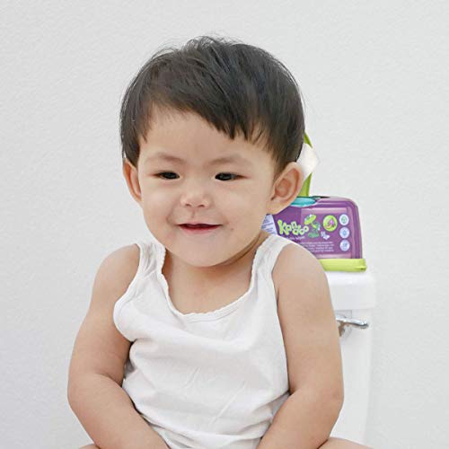 KANDOO boîte Rechargeable Distributrice de 55 Lingettes Melon Nouvelle Formule