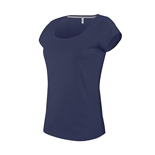 Kariban - Camiseta de Manga Corta con Cuello Barco para Mujer (3XL) (Lima)