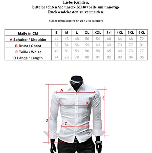 Kayhan Hombre Camisa Manga Corta, Florida Black L