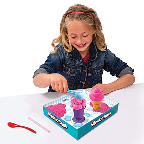Kinetic Sand Ice Cream Treats - Arena cinética (Rosa, Chica)