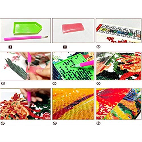 Kit De Pintura De Diamante Diy 5D,Kits De Punto De Cruz Para Adultos Playa,Palawan,Filipinas Bordado De Cristal Punto De Cruz Artesanía Lienzo Decoración De Pared 40x50cm