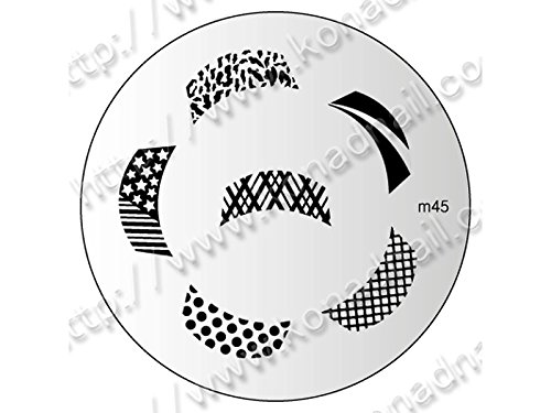Kit F Manicura francesa Konad Original m19, m45, m57, g1 y g25