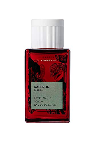 Korres SAFFRON & SPICES - Eau de toilette para hombre (50 ml)