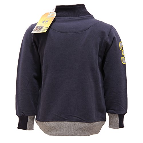 La Martina 2338V Felpa Bimbo Junior Maserati Blue Full Zip Sweatshirt Boy Kid [4 Years]