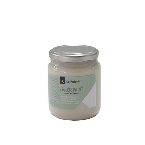 La Pajarita 105637 Pintura para Decoración y DIY, Chalk, 1, Gris (London Grey)