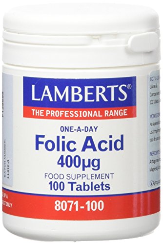 Lamberts Acido Folico 400Ug - 100 Tabletas