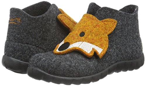 Legero Happy, Botas de Estar por casa para Niños, Grau (Lavaga Kombi 47), 22 EU