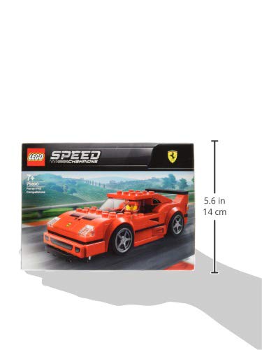LEGO Speed Champions - Ferrari F40 Competizione, juguete de construcción coche deportivo de carreras (75890)