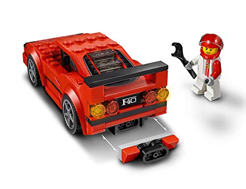 LEGO Speed Champions - Ferrari F40 Competizione, juguete de construcción coche deportivo de carreras (75890)