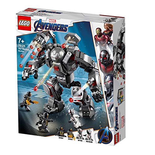 LEGO Super Heroes - Depredador de Máquina de Guerra, Robot de Juguete para recrear las Aventuras de los Vengadores (76124)