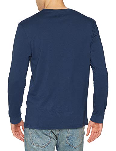 Levi's Original Hm tee Camiseta, Azul (LS Cotton + Patch Dress Blues 0001), X-Large para Hombre