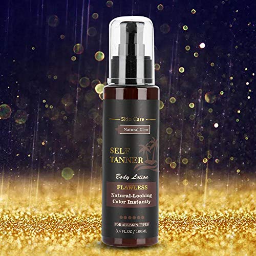 Loción autobronceadora, bronceadora sin sol Crema bronceadora sin sol hecha de ingredientes naturales para piel bronceadora más oscura Autobronceadores más vendidos Fake Tan
