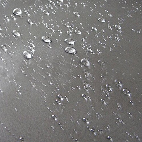 logei® cubierta del coche a prueba de agua lonas llenas de garaje cubierta exterior especial resistente al agua para retrovisor, plata (450 x 175 x 150cm)
