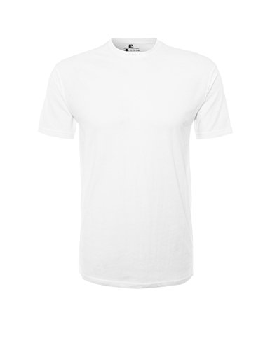 Lower East Camiseta Manga Corta Hombre, Pack de 5, Multicolor (Blanco, negro, gris, azul y azul oscuro), XXL
