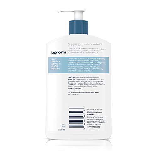 Lubriderm Sensitive Skin Therapy Moisturizing Lotion For Dry Skin 475 ml