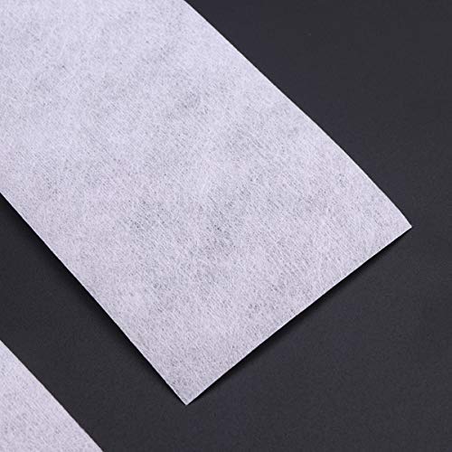 Lurrose 200pcs tiras de depilación tiras desechables de tela no tejida tiras de cera tiras depilatorias papel de depilación