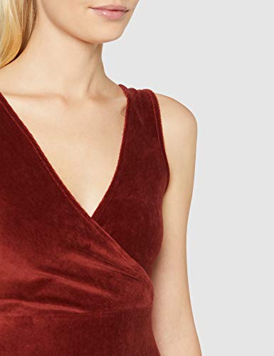 Marca Amazon - find. Vestido Corto Evasé Mujer, Rojo (Red), 46, Label: XXL