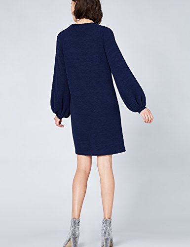 Marca Amazon - find. Vestido Recto para Mujer, Azul (Navy), 38, Label: S