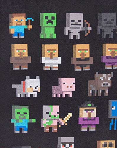 Minecraft - Camiseta para niño - Minecraft - Negro - 9 - 10 Años