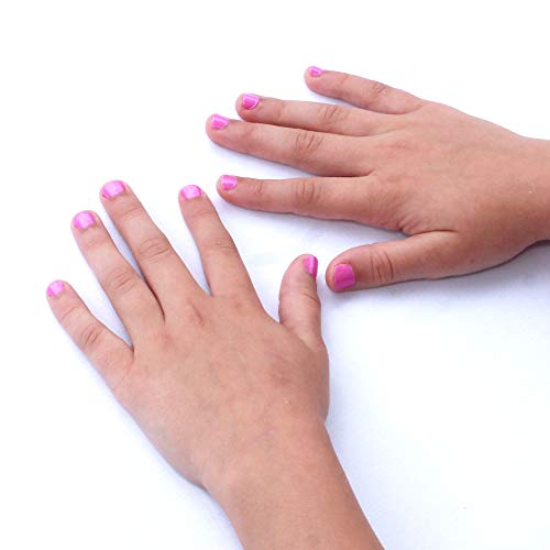 Miss Nella nueva colección de verano BLUEBERRY SMOOTHIE- Morado Esmalte especial para uñas con brillos para niños, fórmula despegable, a base de agua y sin olor