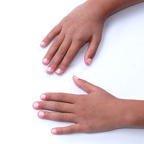 Miss Nella nueva colección de verano PEACH SLUSHIE- Morado Esmalte especial para uñas con brillos para niños, fórmula despegable, a base de agua y sin olor