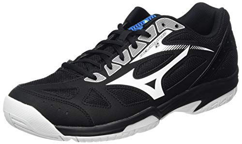 Mizuno Cyclone Speed 2, Zapatillas de vóleibol Unisex Adulto, Negro/Blanco/Azul Diva, 44 EU