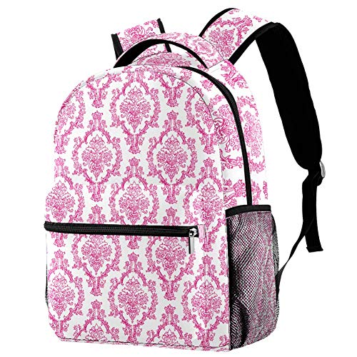 Mochila escolar para niñas, diseño de rosas de color lila, para adolescentes, universidad, viaje, tamaño: 11,5 x 20,3 x 40,6 cm. Multi10 29.4x20x40cm/11.5x8x16 in