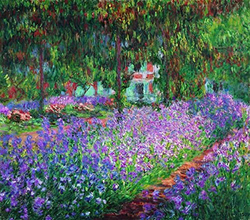 Monet "el jardín del artista Giverny" de impresión en offset en papel gr. 240 (cartón) cod.30992 120 x 90 cm