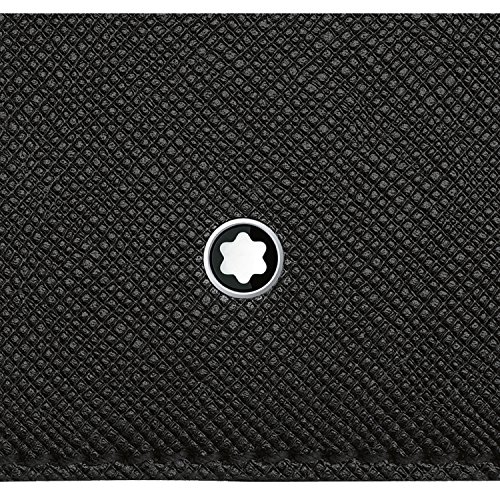 Montblanc Montblanc Sartorial Tarjetero, 12 cm, Negro (Schwarz)