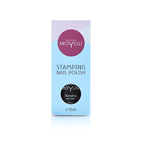 MoYou Nails Original Black Colour Stamping Nail Polish Used to Create Beautiful Nail Art Designs Sourced Directly from the Manufacturer by MoYou Nails