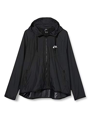 NIKE W Nsw Wr Jkt Sport Jacket, Mujer, black/black/(white), XS