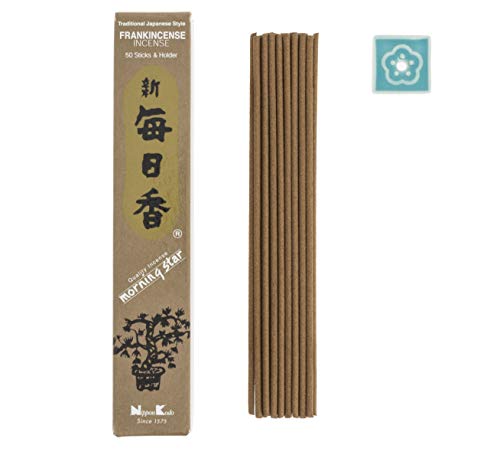 Nippon Kodo Morning Star Olíbano Incienso de Iglesia 50 Barritas - Incienso Japonés